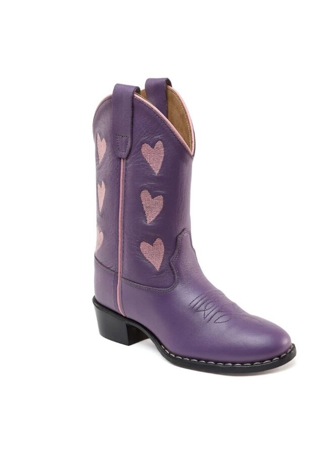 Bootstock hearts purple