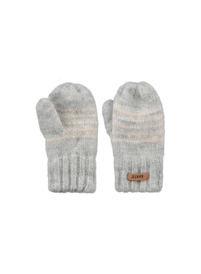 Barts rylie mitts heather grey