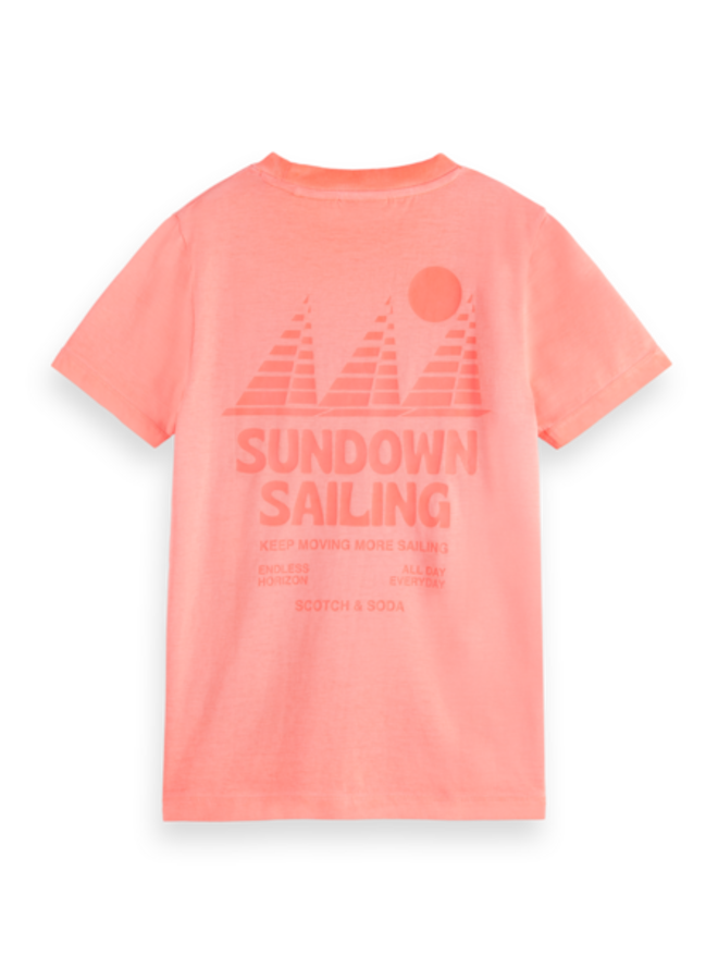 S&S t-shirt neon orange