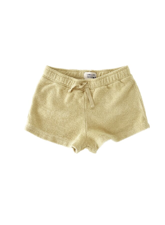 LLTQ shorts pale yellow