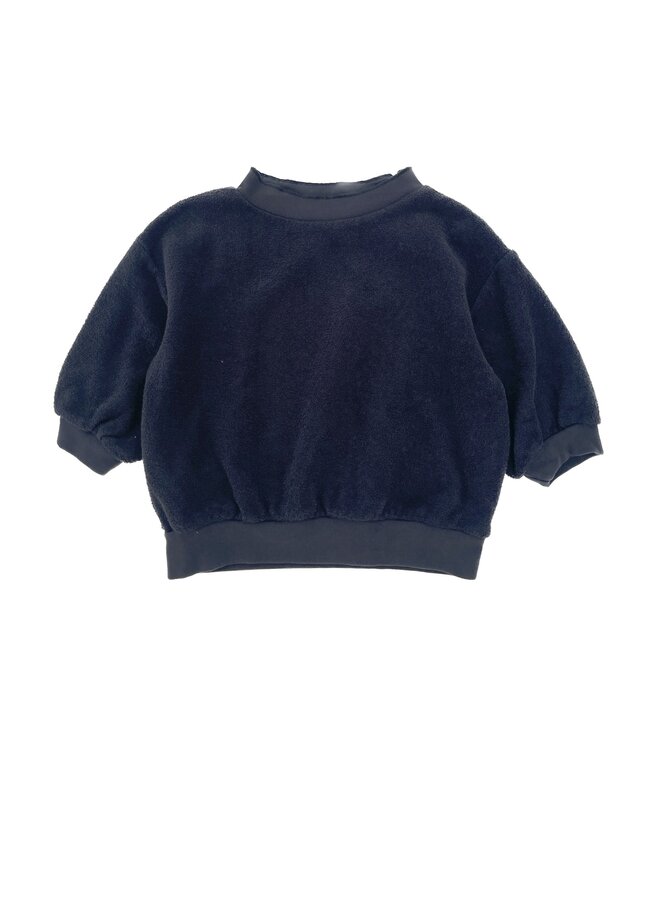 LLTQ boxy sweater dark blue