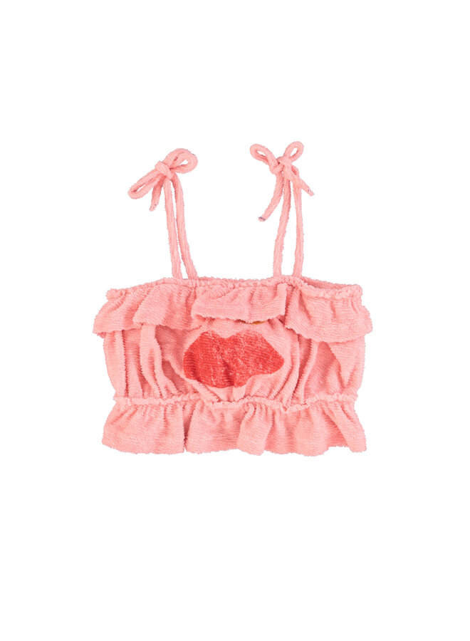 Piupiuchick top with straps pink