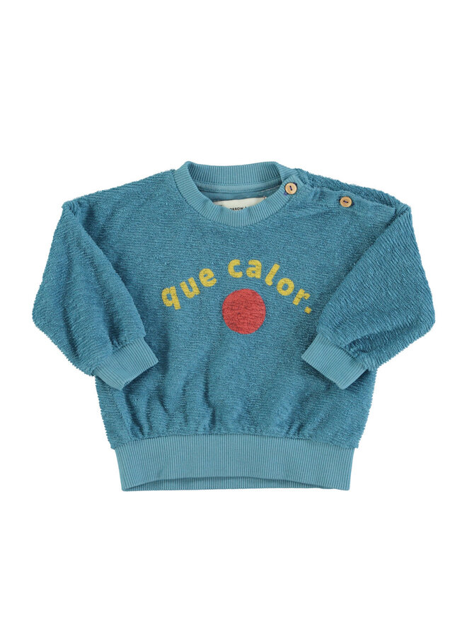 Piupiuchick baby sweatshirt blue que calor