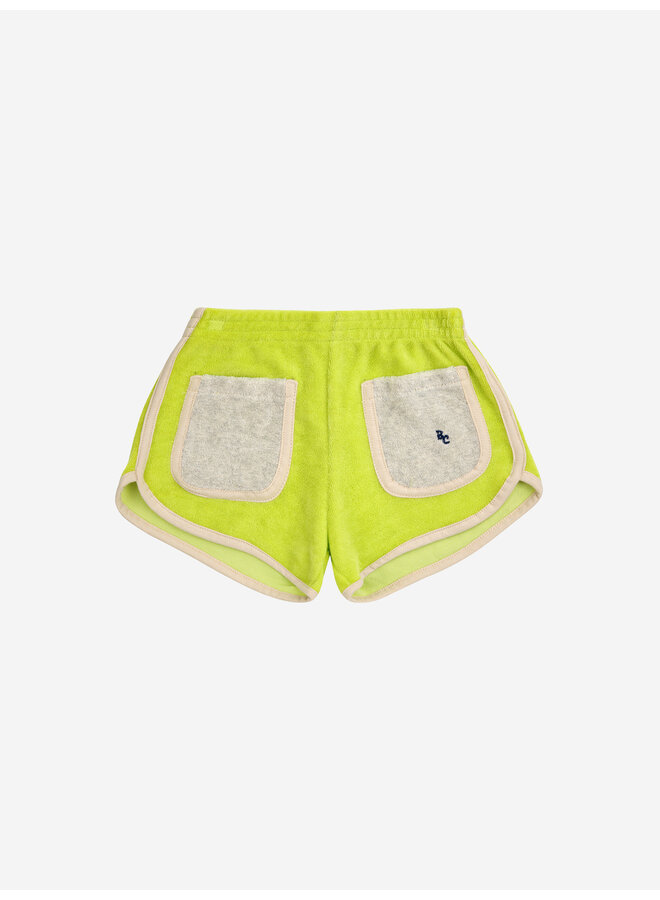 Bobo Choses green terry shorts
