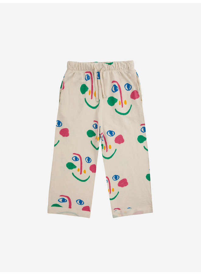 Bobo Choses smiling mask all over jogging pants