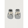 Gray label baby booties grey melange