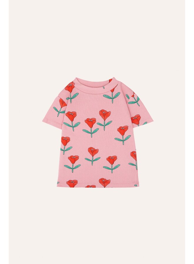 The Campamento tulips allover kids rib t-shirt