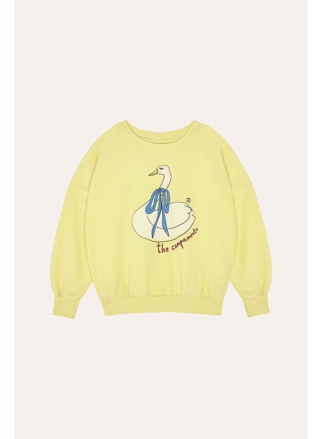 The Campamento swan oversized kids sweatshirt