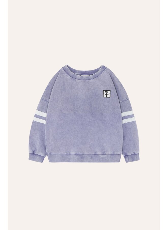 The Campamento  blue washed oversized kids sweatshirt