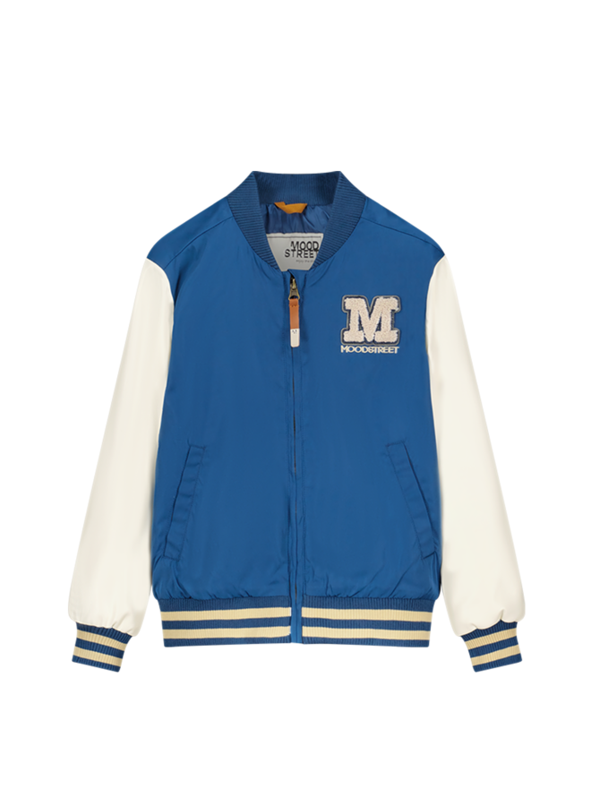 Moodstreet boys jacket bomber blue