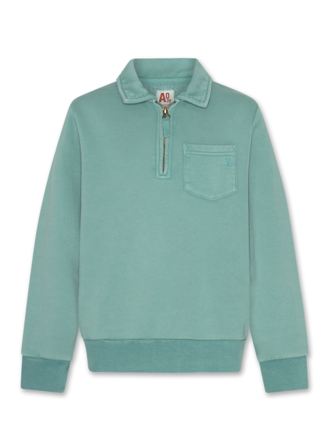 AO76 jack polo sweater turquoise