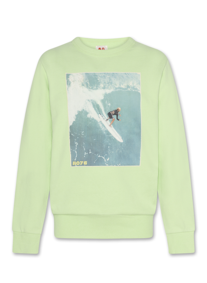 AO76 tom sweater waves light green
