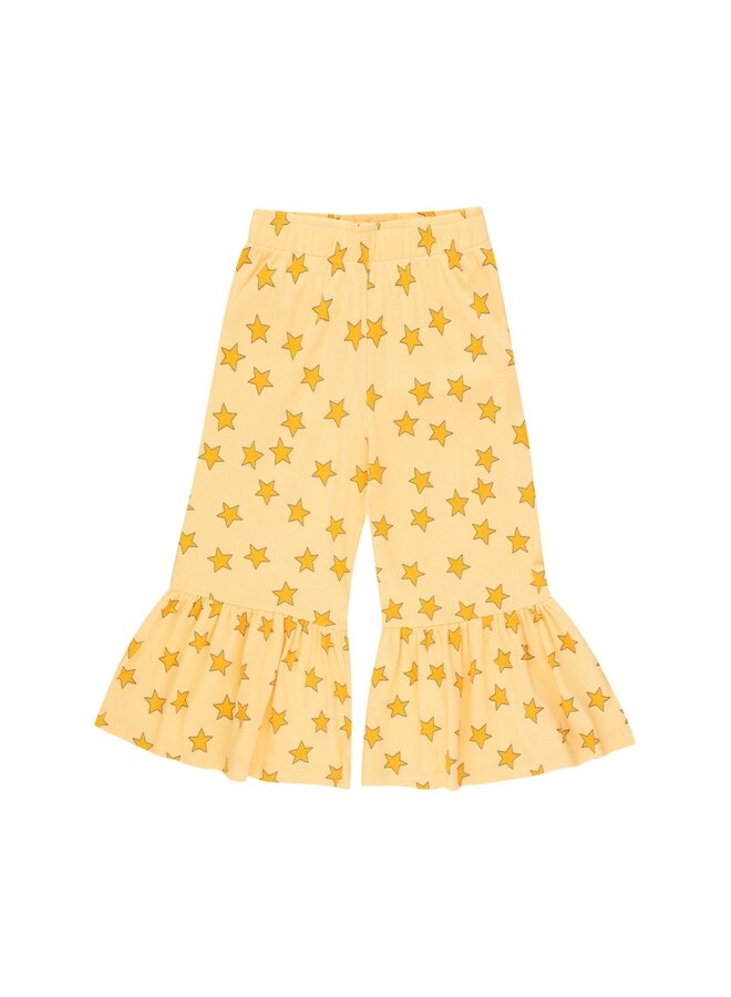 Tinycottons stars pants mellow yellow