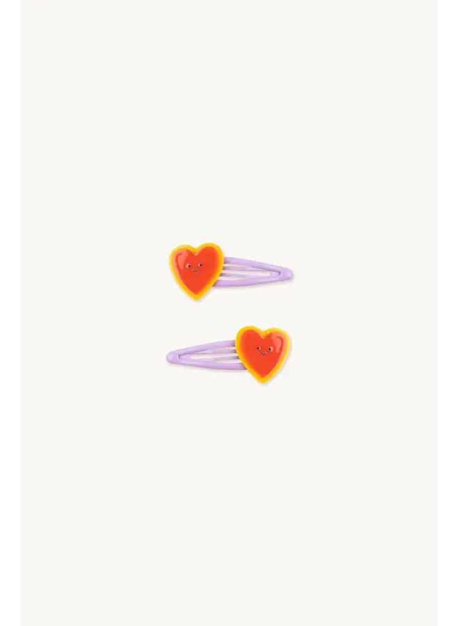 Tinycottons heart hair clips