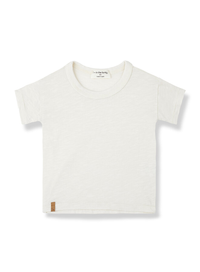 1+in the family aldos s/sleeve t-shirt ivory