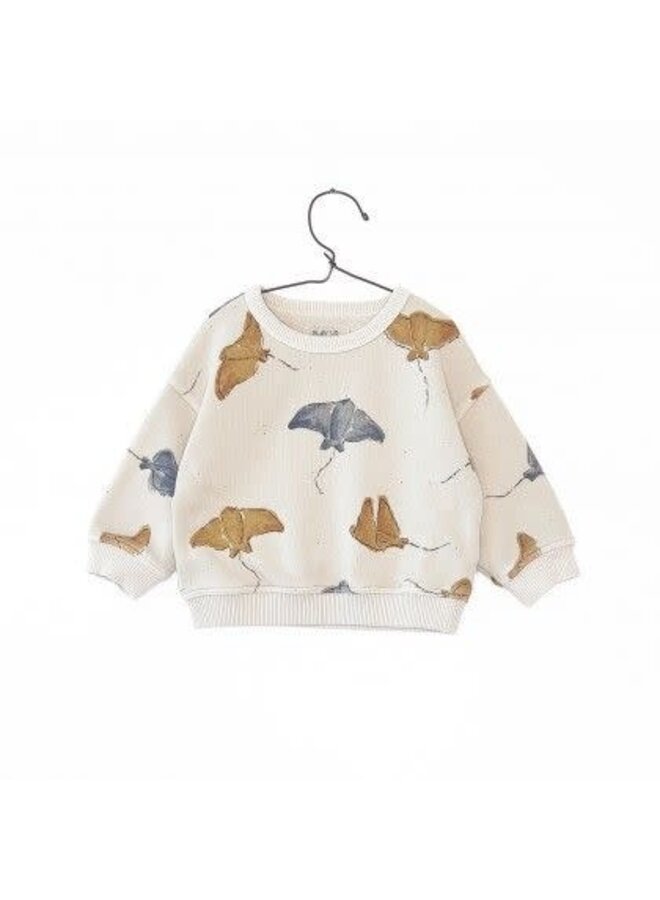 Play Up printed fleece sweater fiber raias