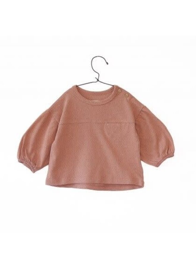 Play Up jersey LS-tshirt coral