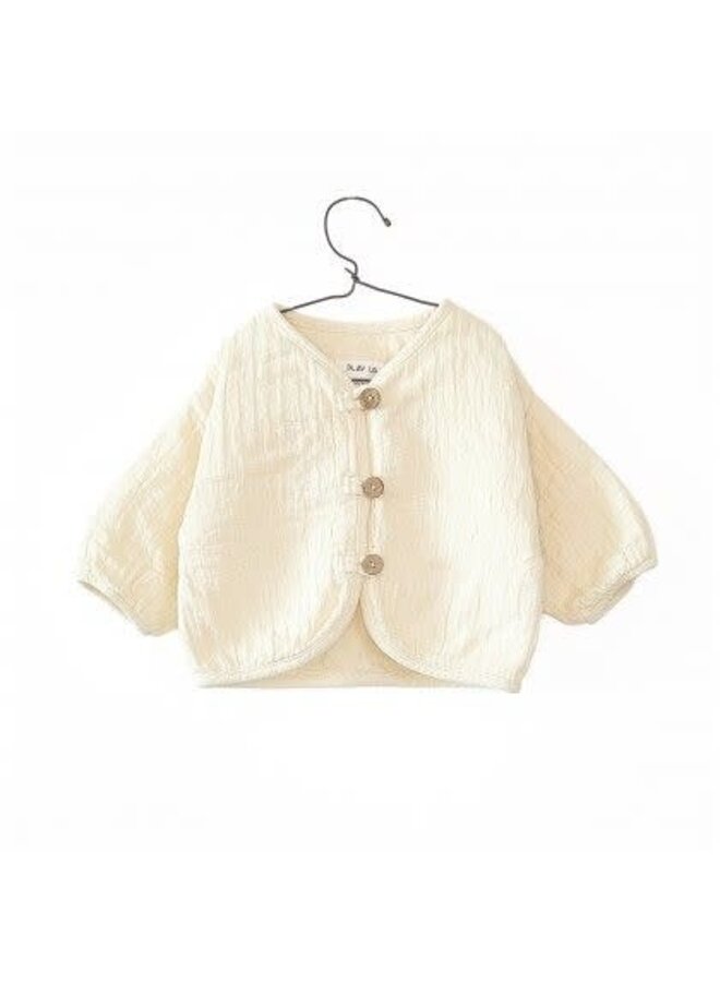 Play Up woven cardigan fiber