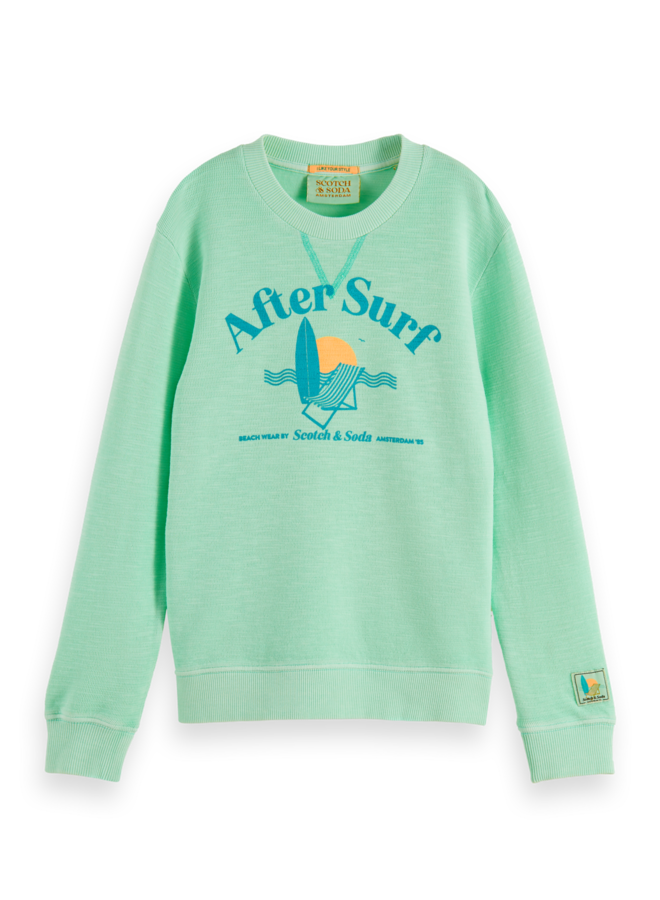 S&S lightweight sweatshirt tropical mint