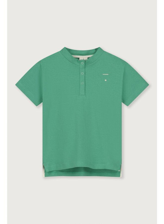 Gray Label henley short sleeve bright green