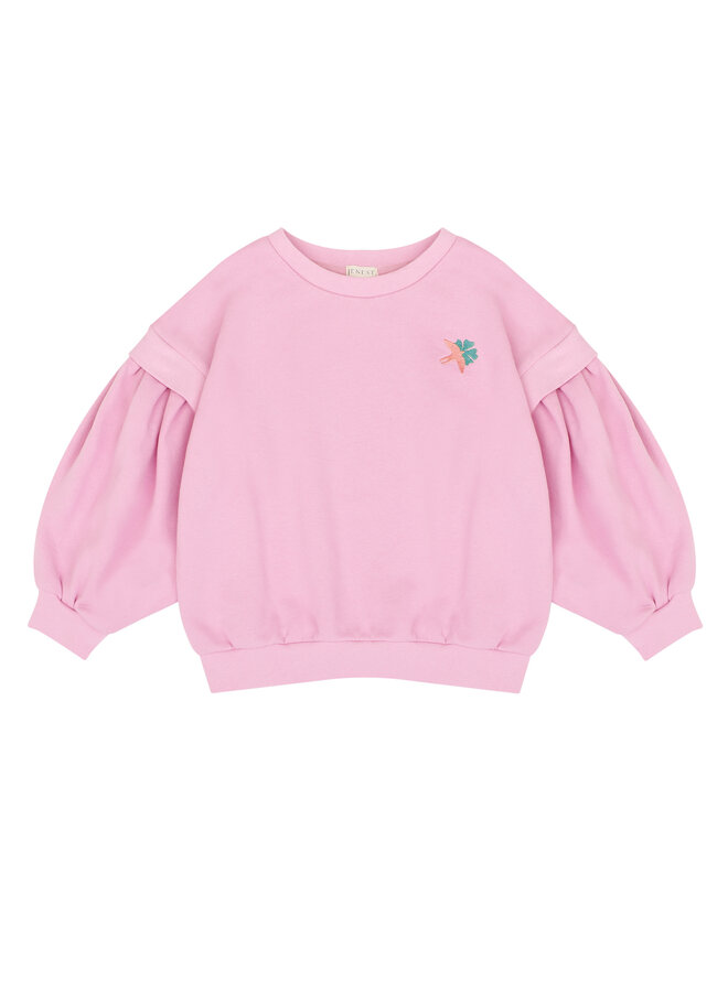 Jenest ballon bird sweater raspberry pink