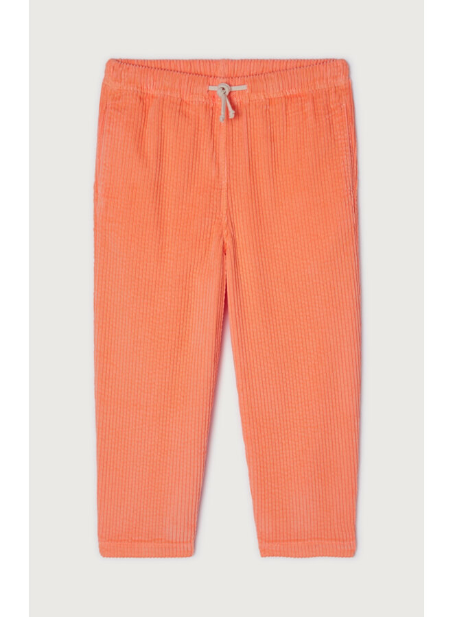 American Vintage padow pantalon orange fluo