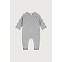 Gray Label newborn suit with snaps grey melange