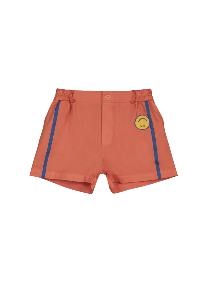 Bonmot short side stripes smiley saffron