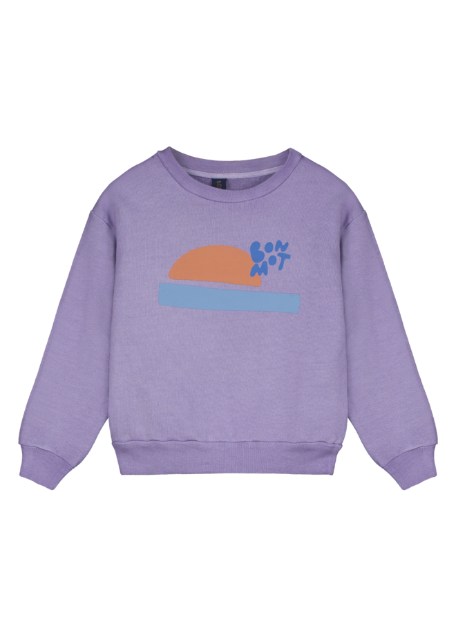 Bonmot sweatshirt sunset mallow