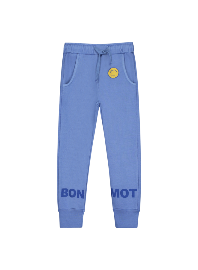 Bonmot fleece trouser bonmot mid blue