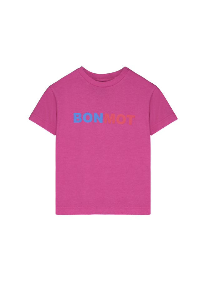 Bonmot t-shirt bonmot two colors rasberry