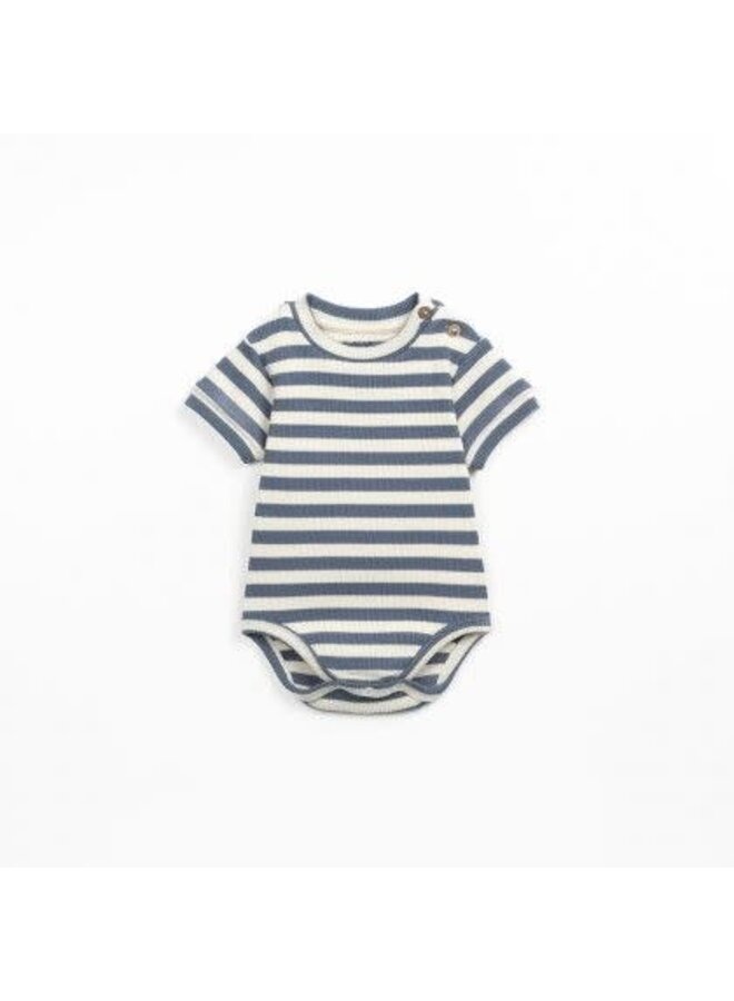 Play Up striped rib body sea