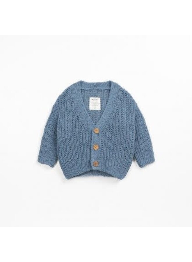 Play Up knitted cardigan sea