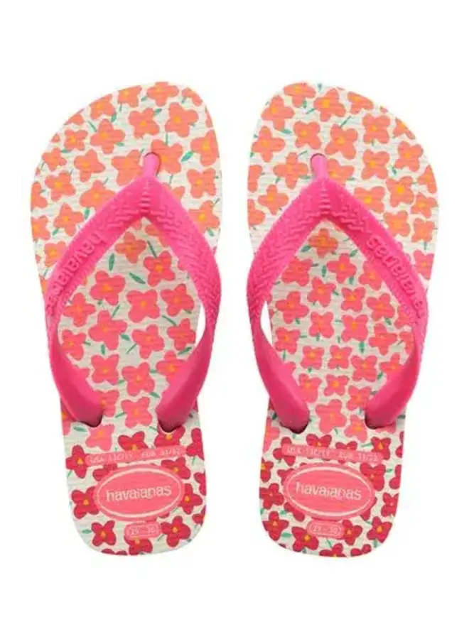 Havaianas flores white-pink flux