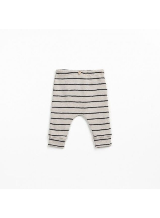 Play Up striped rib flamé leggings shadow