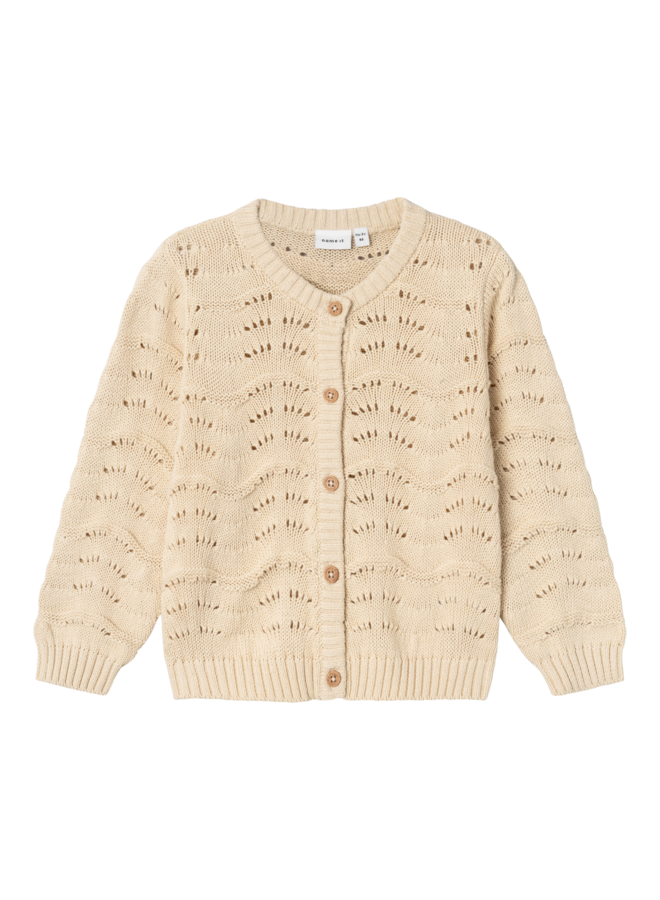 Name It sanne knit cardigan summer sand