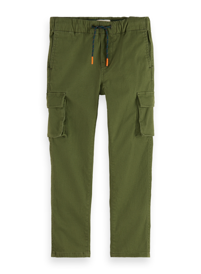 S&S straight leg peached cargo pant military