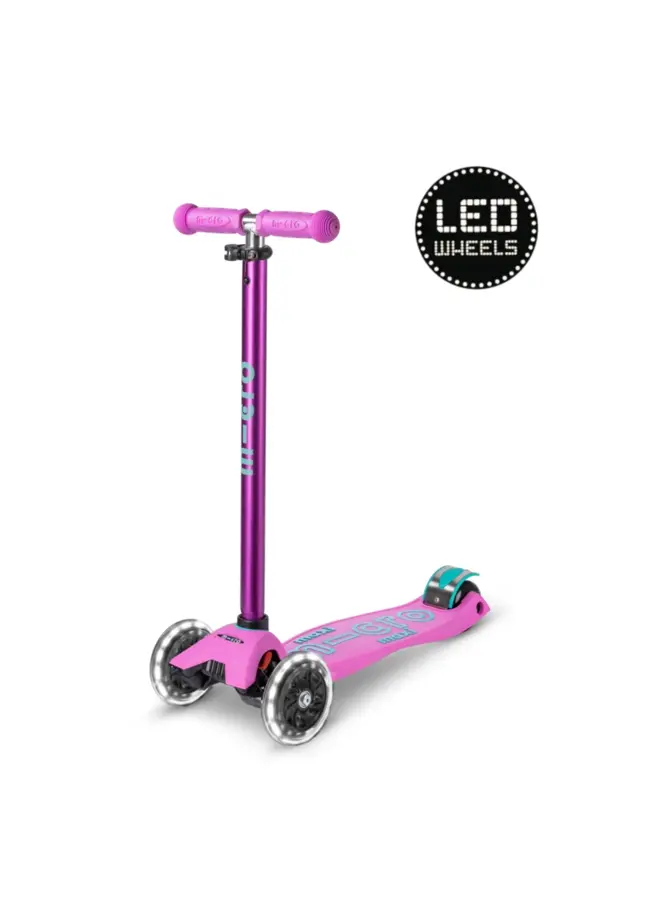 Micro step maxi deluxe LED lavendel