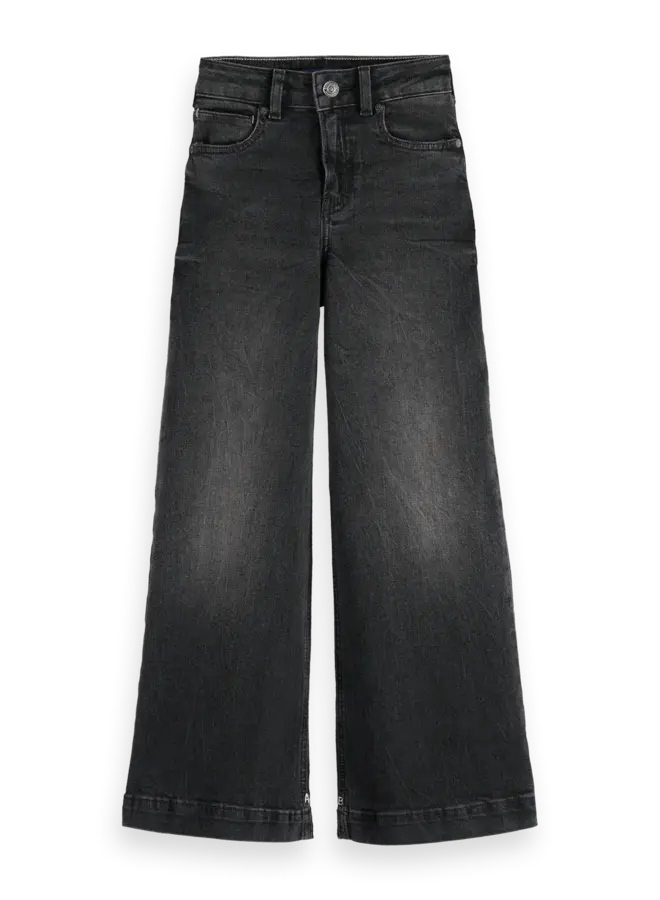S&S the wave wide leg jeans black night