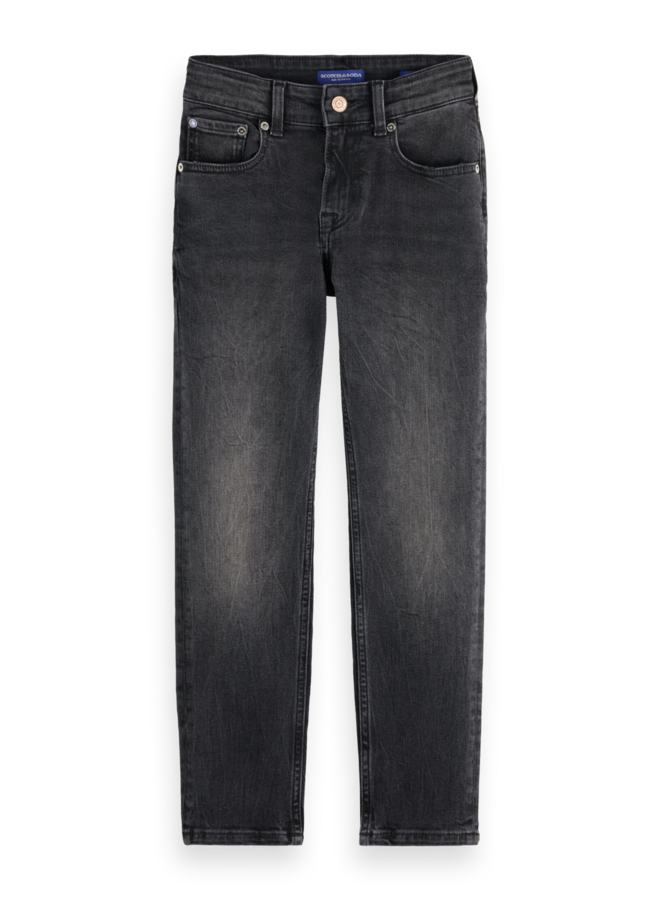 S&S dean loose tapered jeans black night