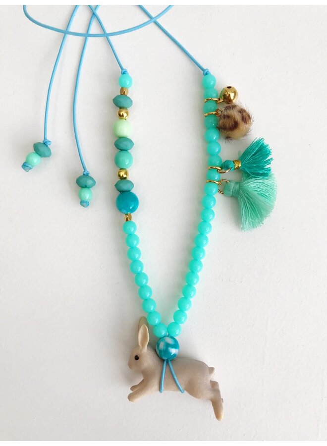 Bymelo dierenketting kaatje konijn