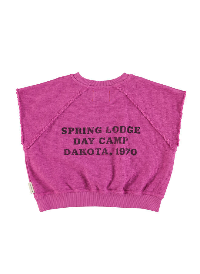 Piupiuchick sweatshirt fuschia 3 print