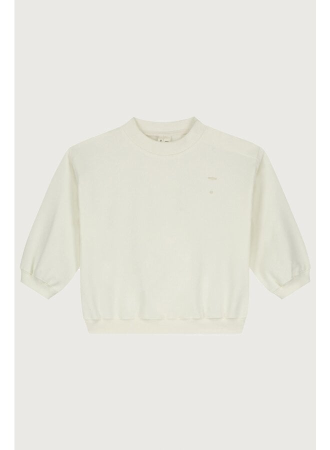 Gray label baby dropped shoulder sweater gots cream