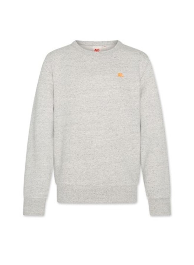 AO76 tom sweater logo grey melange