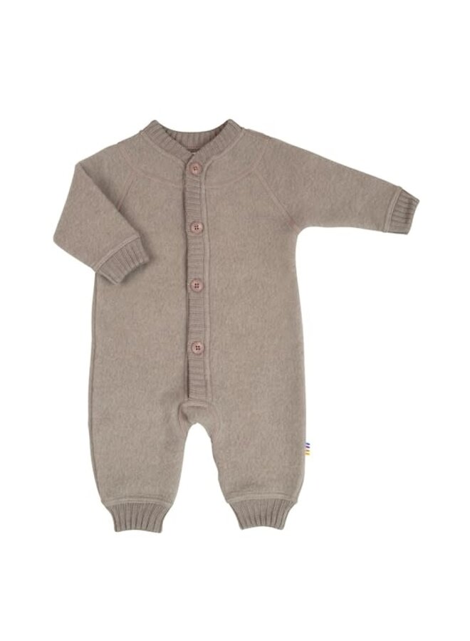 Joha merino wollen jumpsuit sesam melange