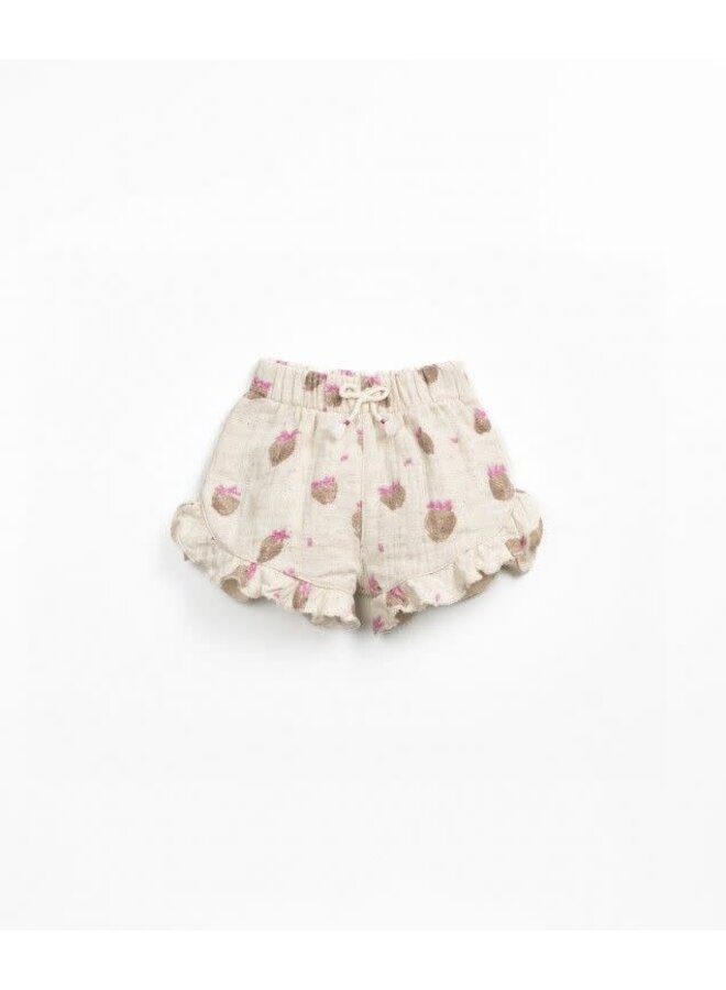 Play up printed woven shorts grés aardbei