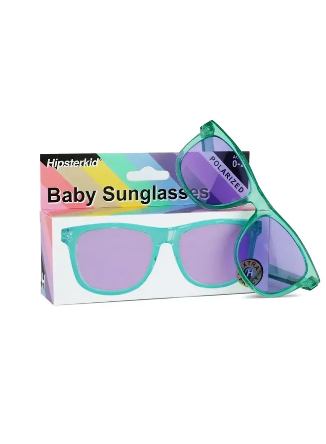 Hipsterkid zonnebril aqua/orchid
