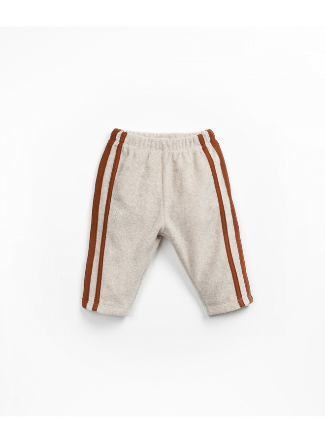 Play up plush trousers grès