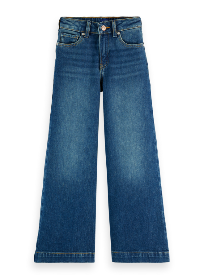 S&S the wave wide leg jeans classic blue