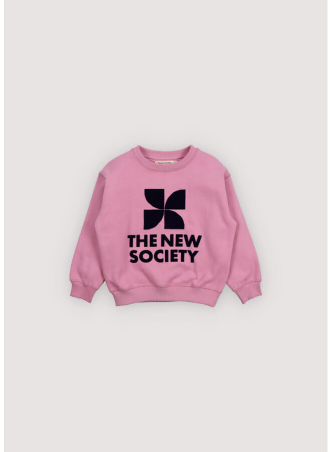 The new society logo sweatshirt dream blush